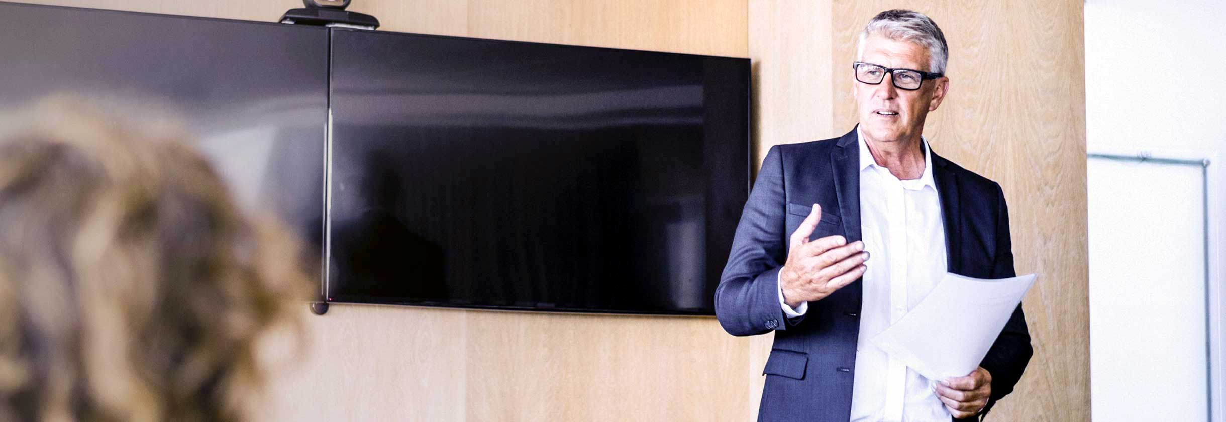 Wealth advisor explaining liquidity solutions
